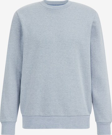 WE Fashion Sweatshirt in Blauw: voorkant