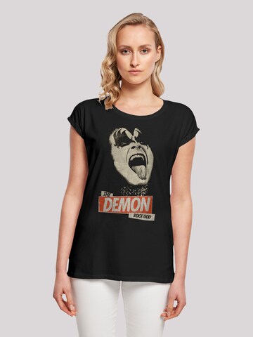 F4NT4STIC Shirt in Zwart: voorkant