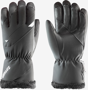 Zanier Athletic Gloves 'LECH.STX' in Black: front