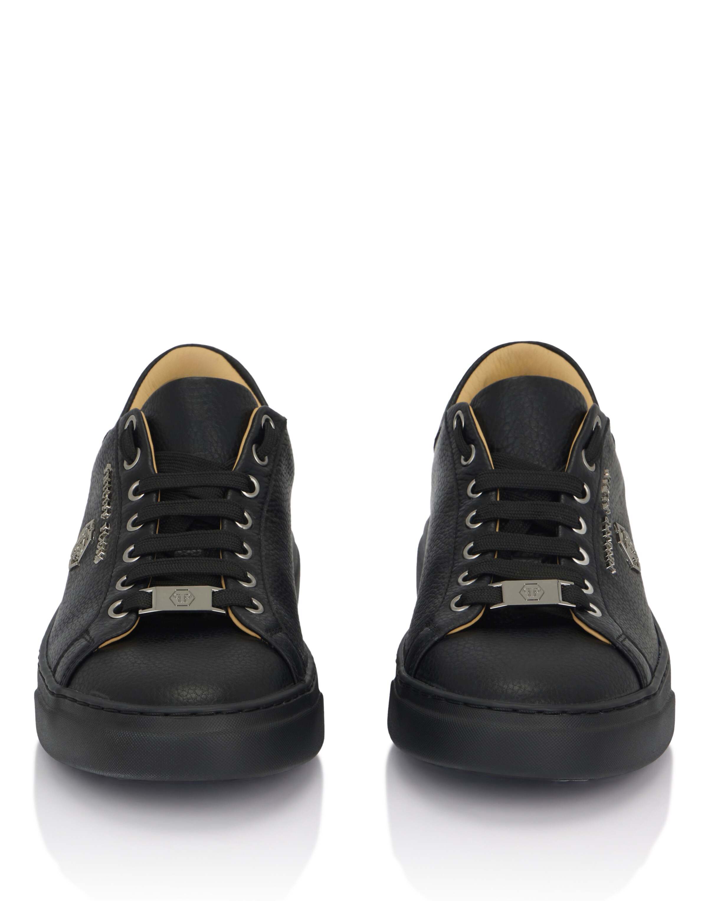 Baskets basses 'Hexagon' Philipp Plein en noir