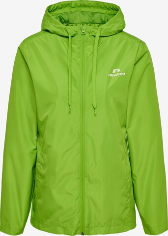 Newline Performance Jacket in Green: front