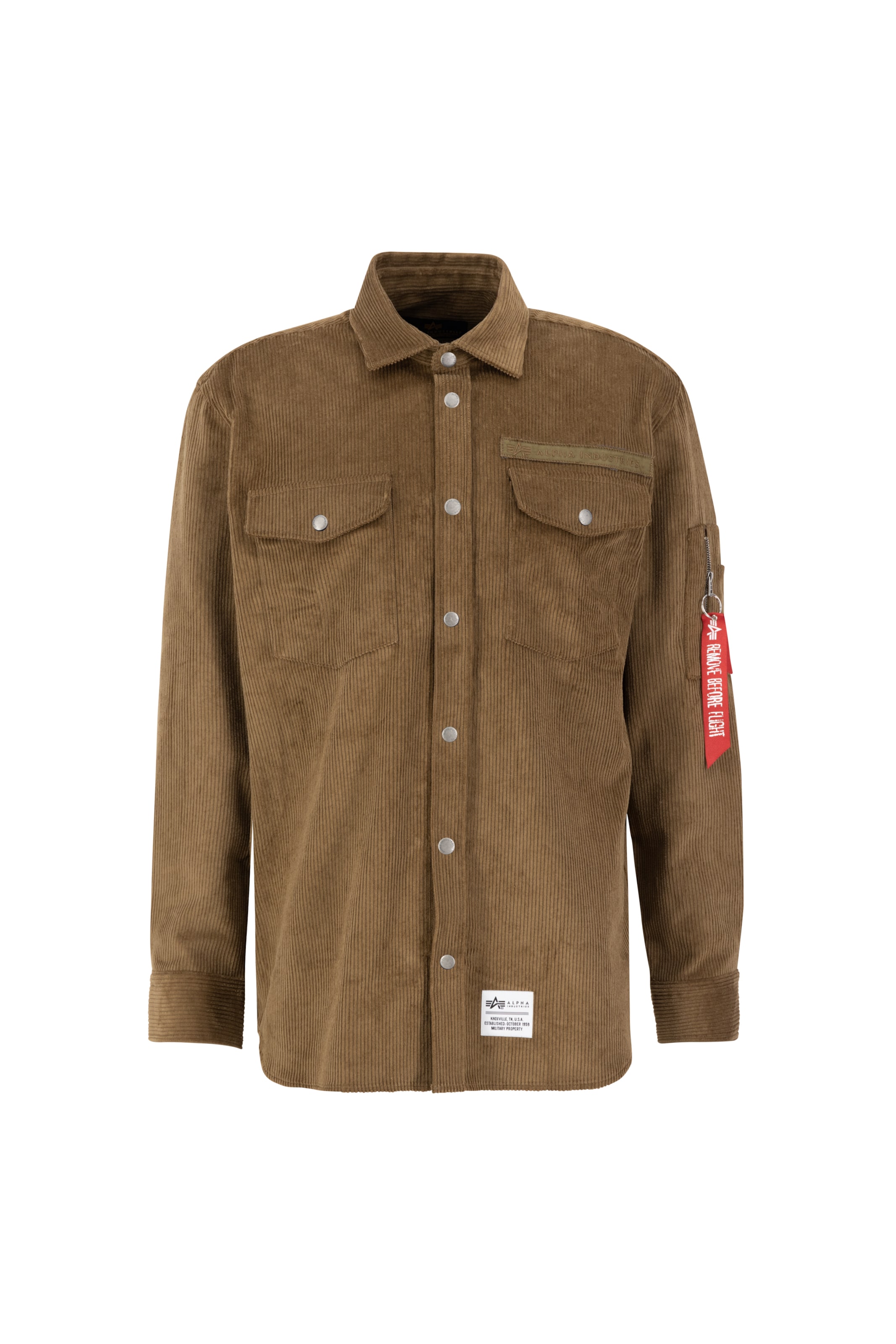 Giacca di mezza stagione di ALPHA INDUSTRIES in marrone: frontale