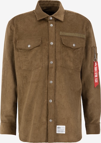 ALPHA INDUSTRIES Overgangsjakke i brun: forside