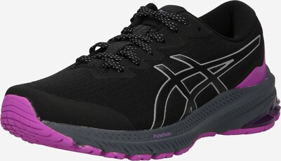 ASICS Zapatillas de running en gris plateado / lila / negro, Vista del producto