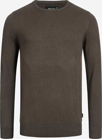 INDICODE JEANS Sweater 'Benjamin' in Grey: front