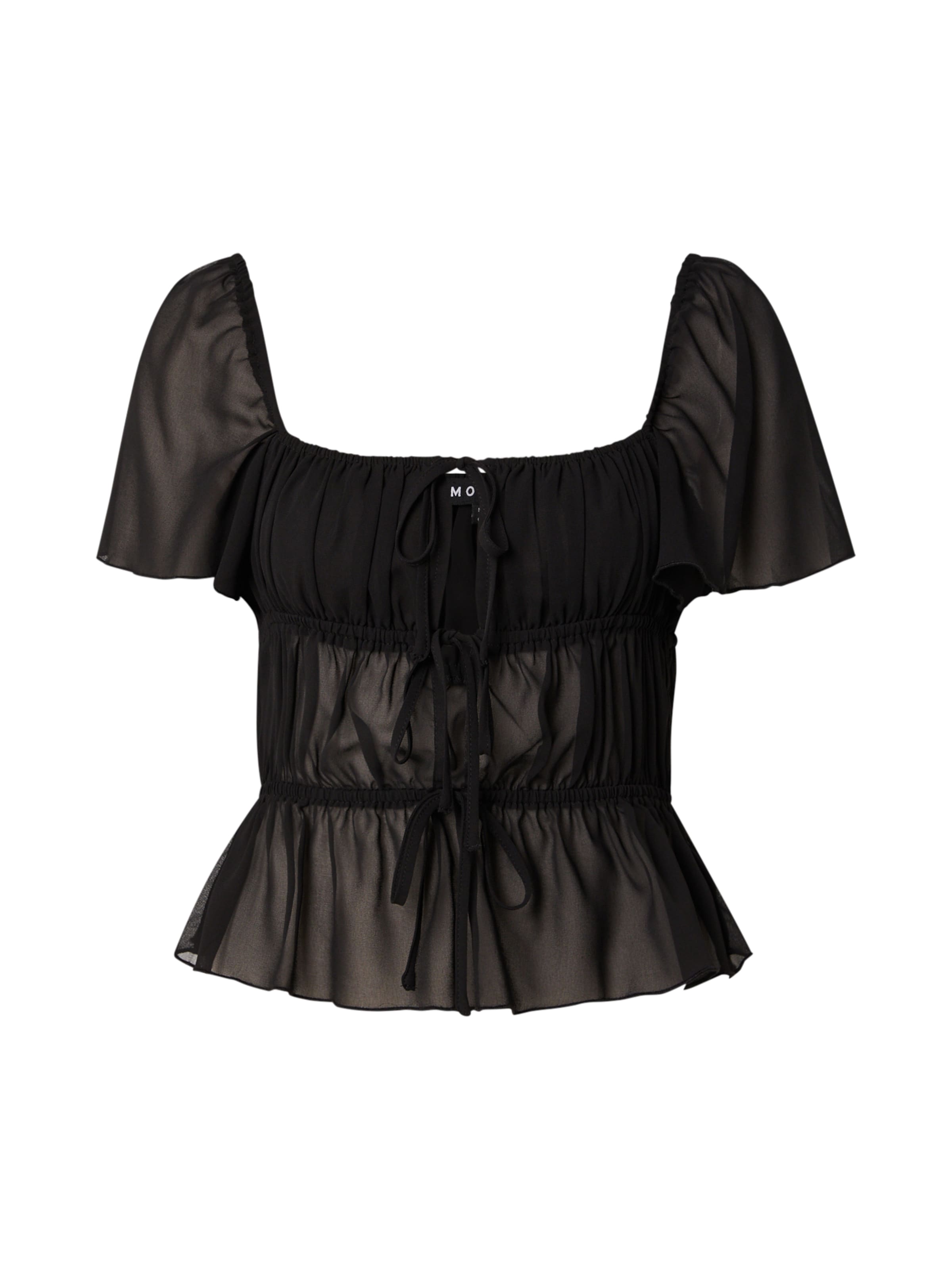 Motel Blouse 'Cintan' in Black: front