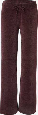 Juicy Couture Wide Leg Housut 'JAMA' värissä punainen: etupuoli