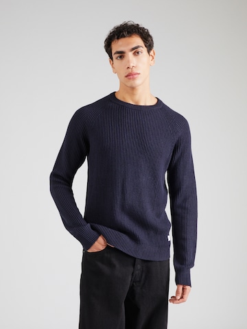 JACK & JONES Sweater in Blue: front