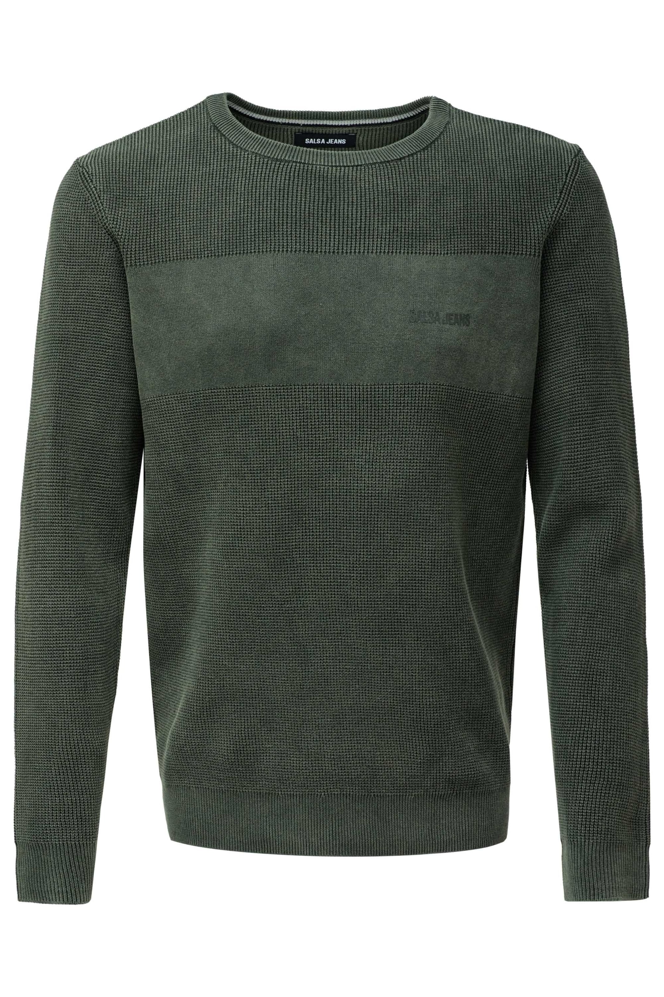 Salsa Jeans Sweater in Green: front