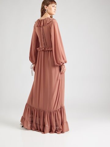 Robe TOPSHOP en marron