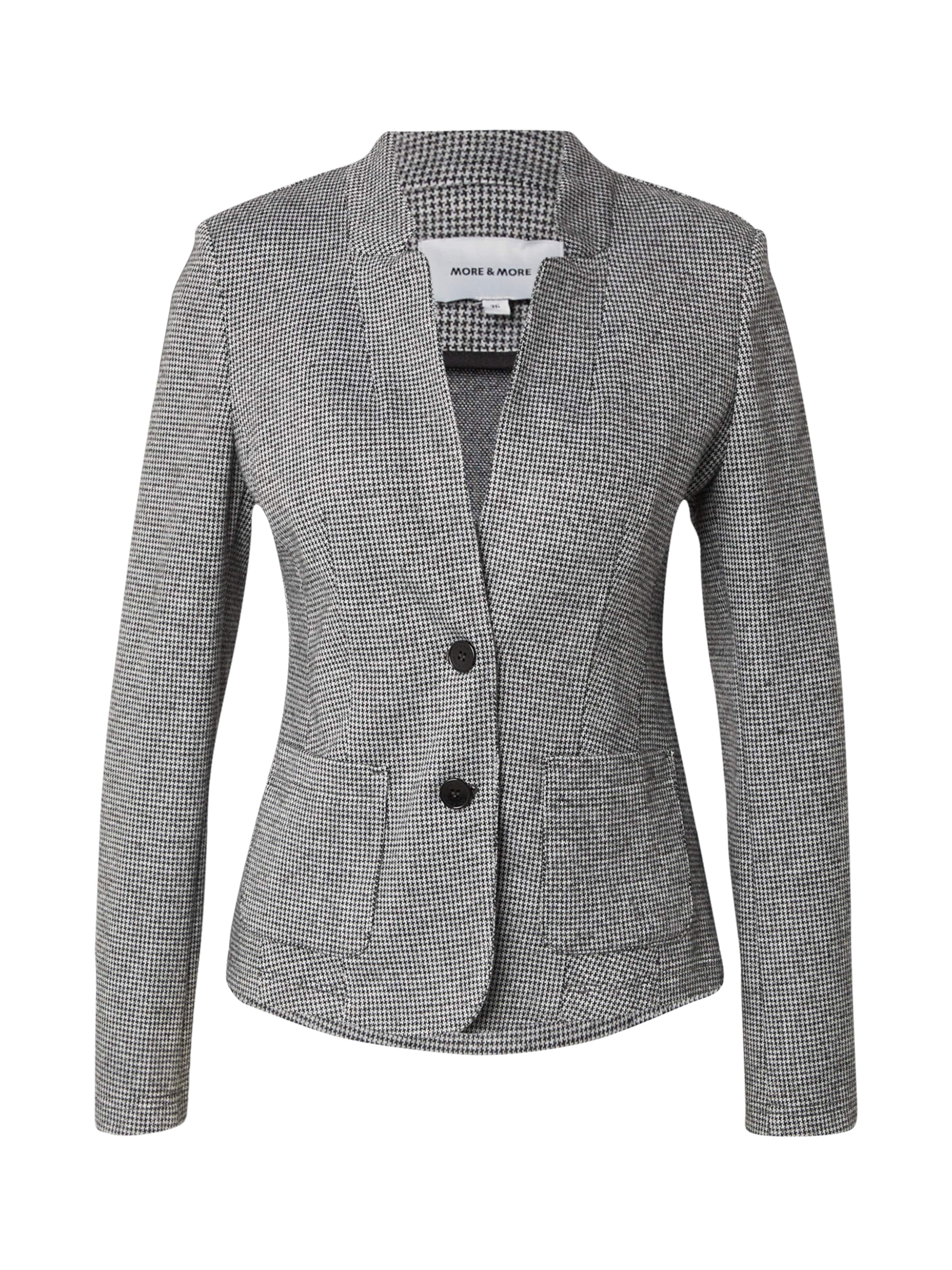 juoda MORE & MORE Švarkas 'Pepita': priekis