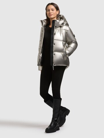 khujo Winterjacke 'DEVINA2 SHINY'‌‌‌‌‌‌‌‌‌‌ in Silber