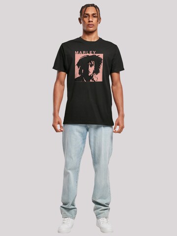 T-Shirt 'Bob Marley Reggae Music by Rock Off' F4NT4STIC en noir