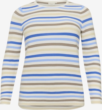 KAFFE CURVE Trui 'Ninka' in Gemengde kleuren: voorkant