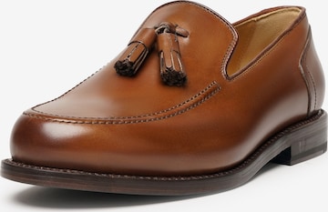 Henry Stevens Loafer Rahmengenäht 'Haywood TL' in Braun: predná strana