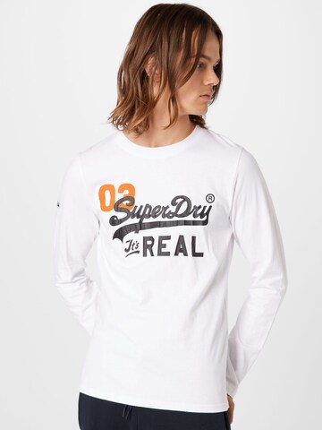 Superdry Shirt 'American Classic' in White: front