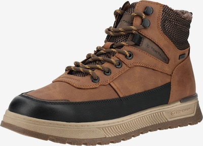 TOM TAILOR Lace-Up Boots in 40 in Cognac / Black, Item view