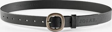 jolar Belt 'PREMIUM' in Black: front