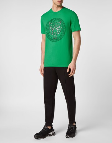 Maglietta 'Tiger' di Plein Sport in verde