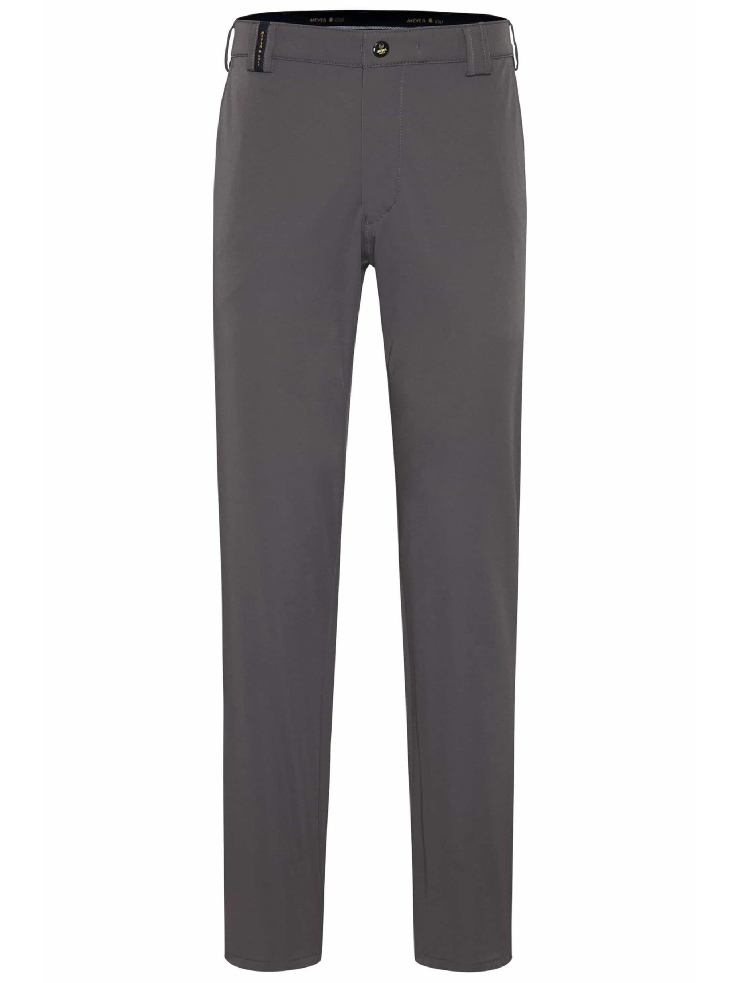 Coupe slim Pantalon chino 'Augusta' MEYER en gris : devant