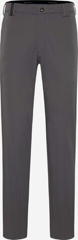 MEYER Slim fit Chino Pants 'Augusta' in Grey: front