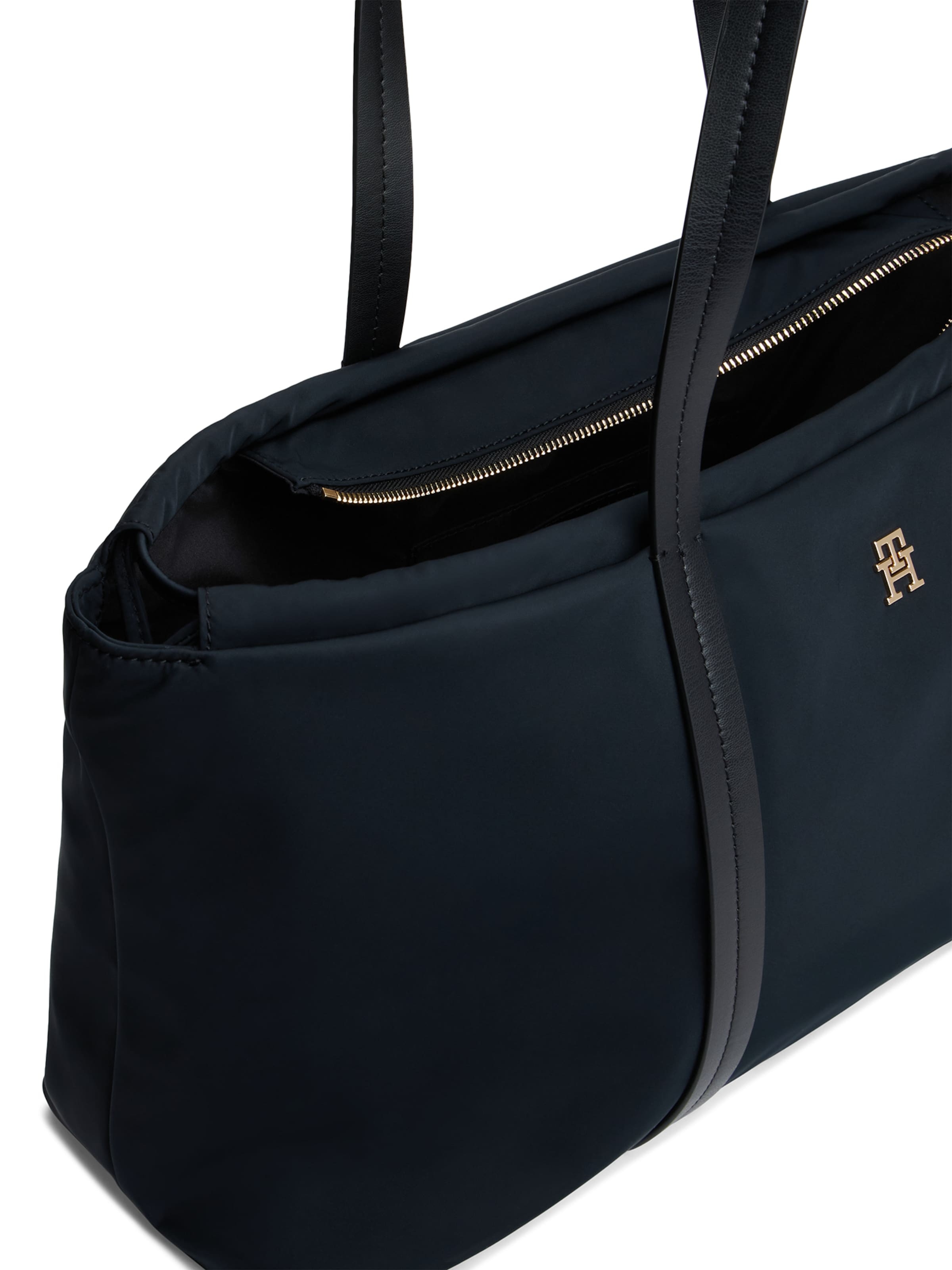 TOMMY HILFIGER Nakupovalna torba | črna barva