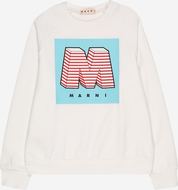 Marni Sweatshirt in White: front