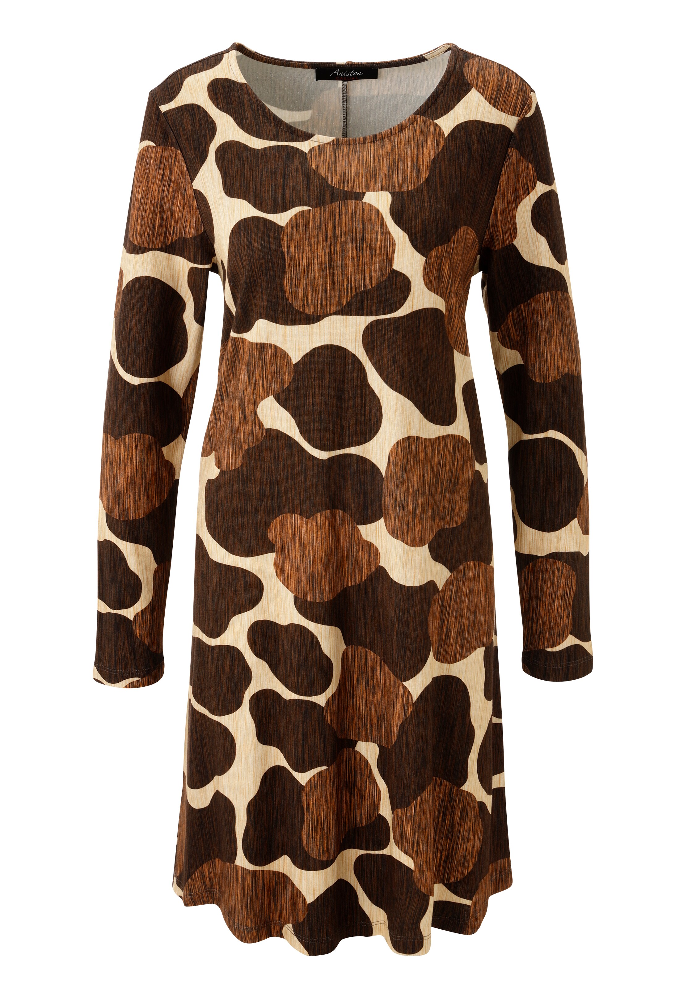 Aniston CASUAL Dress in Brown: front