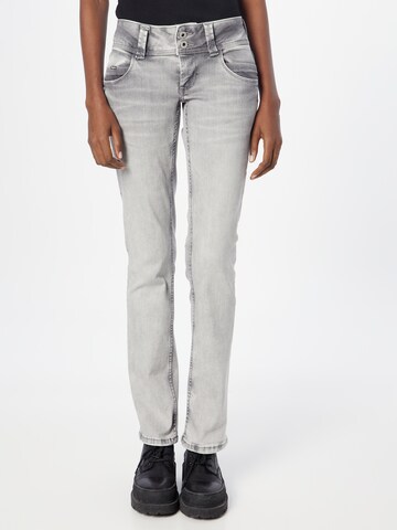 Pepe Jeans Slimfit Jeans 'VENUS' i grå: framsida