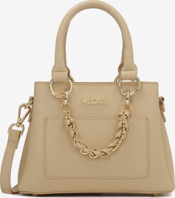 Kazar Handbag in Beige: front