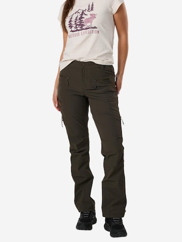SWEDEMOUNT Regular Outdoorbroek 'Stryn' in Groen: voorkant