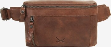 SANSIBAR Gürteltasche in Braun: Vorderseite