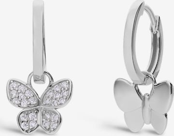 Lucardi Oorbellen in Zilver: voorkant