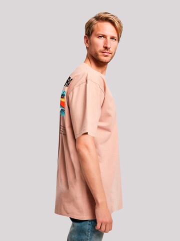 F4NT4STIC T-Shirt 'Bora Bora Leewards Island' in Beige
