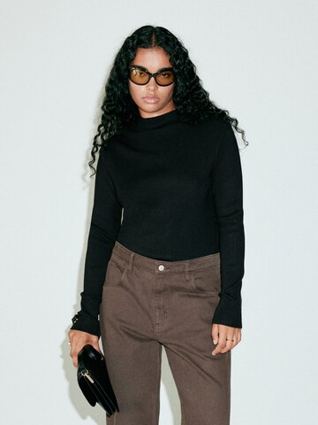 MANGO Sweater 'HIELO' in Black: front