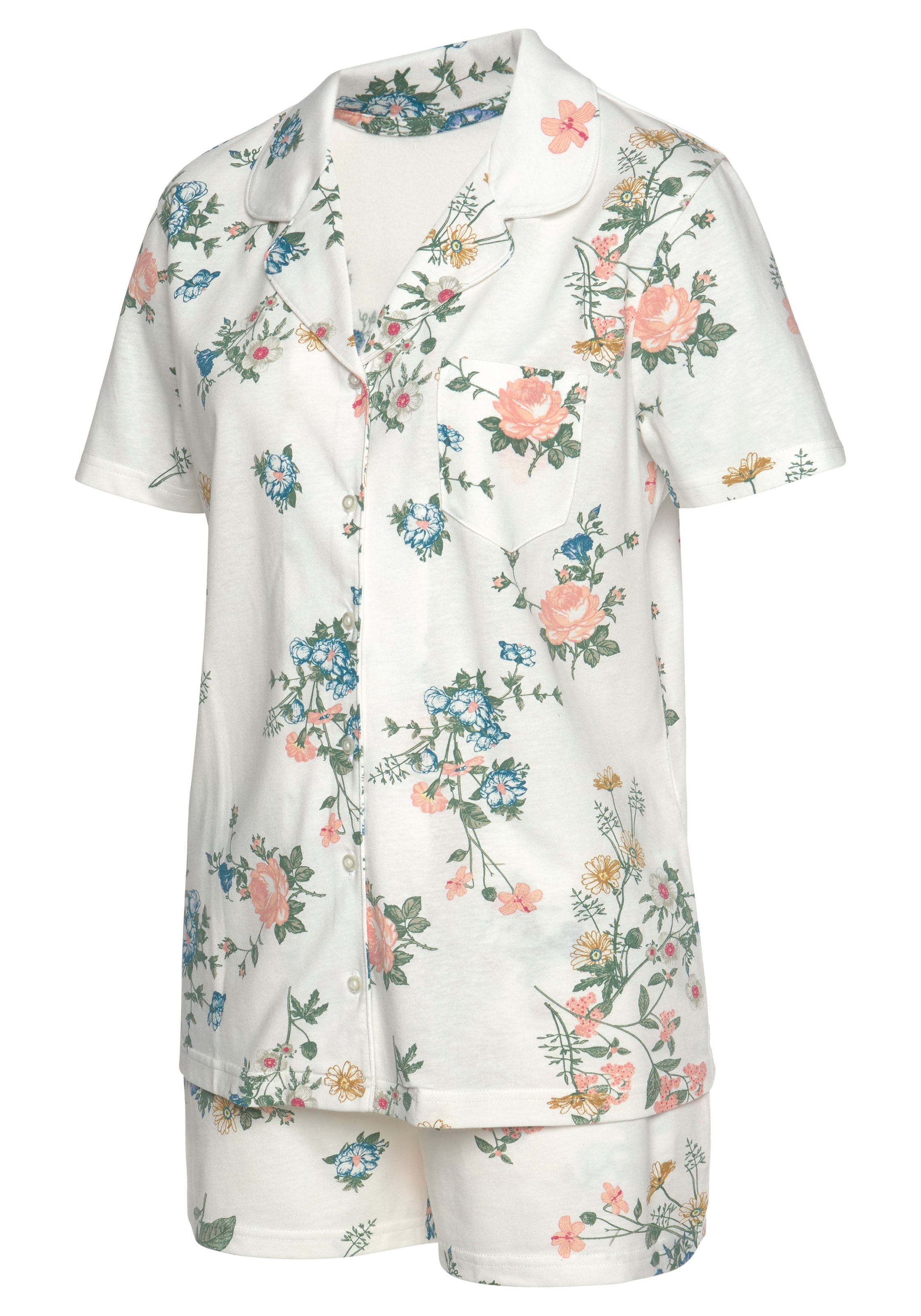 balts VIVANCE Pidžama ar šortiem