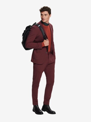 ESPRIT Slim fit Suit Jacket in Red