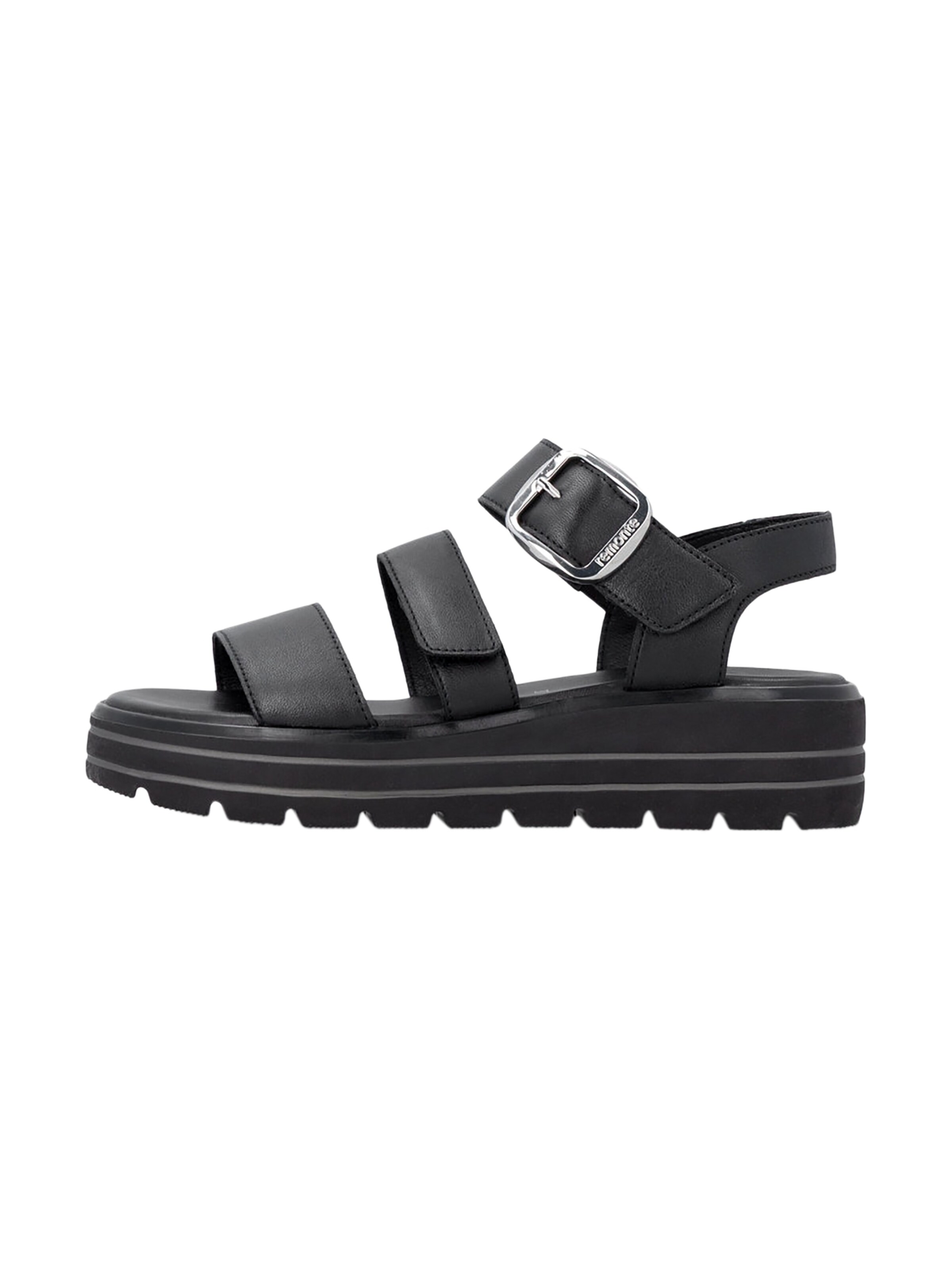 REMONTE Strap sandal in Black