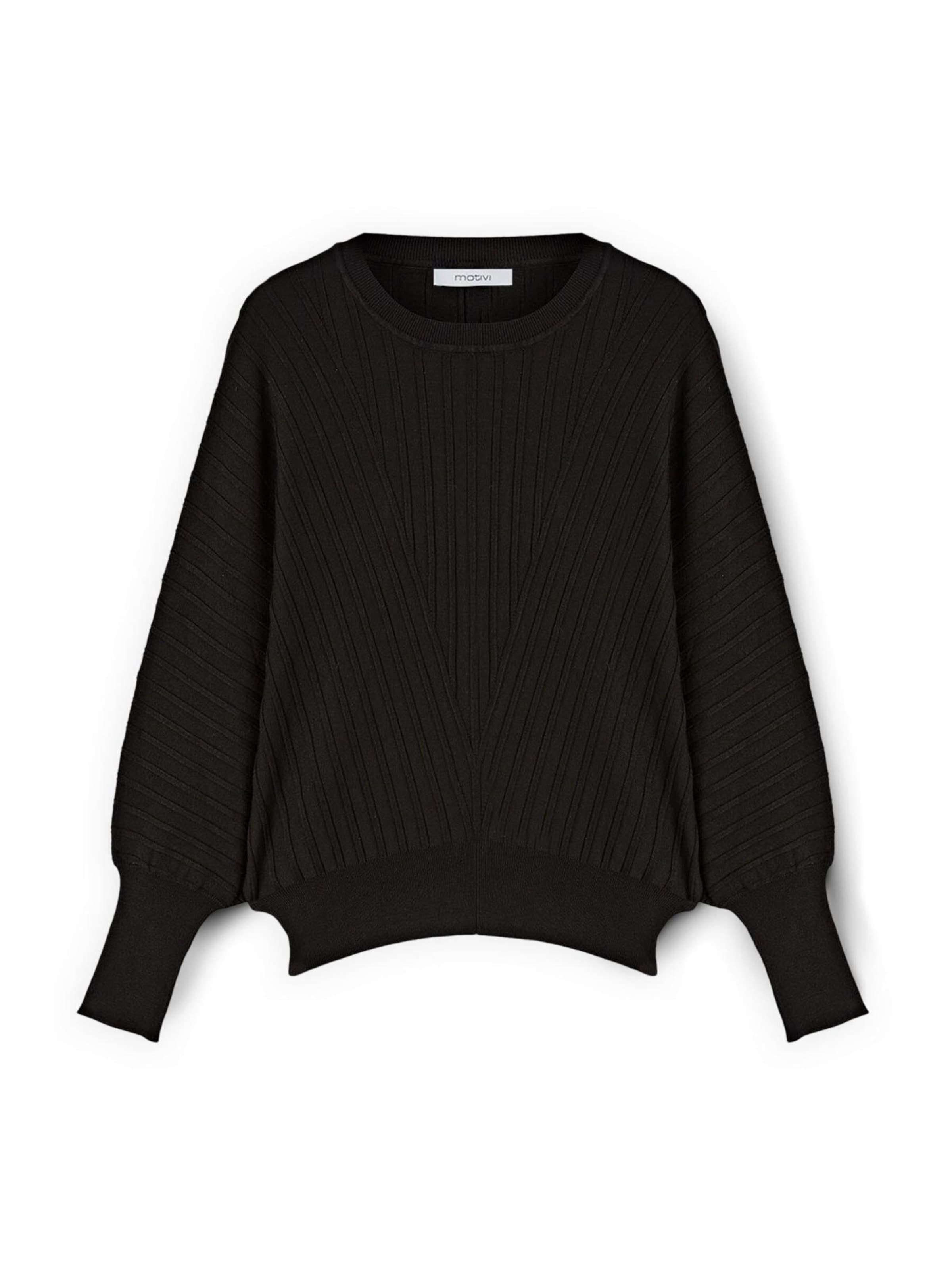 MOTIVI Sweater in Black: front