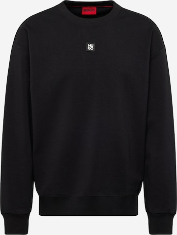 HUGO Red Sweatshirt 'Dettil' in Schwarz: predná strana