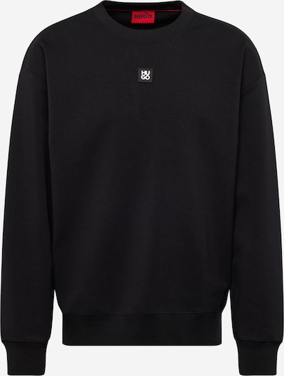 HUGO Μπλούζα φούτερ 'Dettil' σε μαύρο, Άποψη προϊόντος