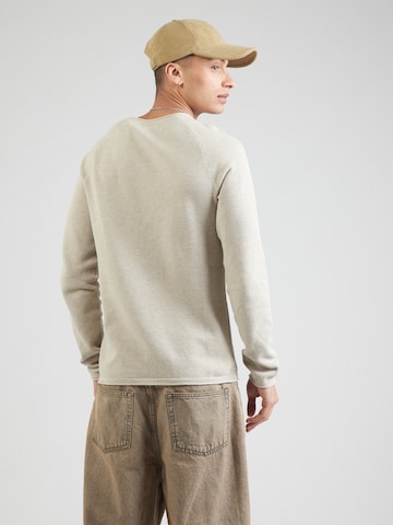 JACK & JONES Regular Fit Pullover 'JJEHill' in Beige