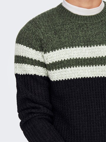 Only & Sons Pullover in Grün