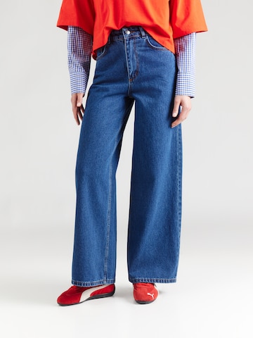 Wide Leg Jean 'Victoria' ABOUT YOU en bleu : devant
