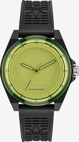 ADIDAS ORIGINALS Analog watch 'Project Four Solar' in Black: front