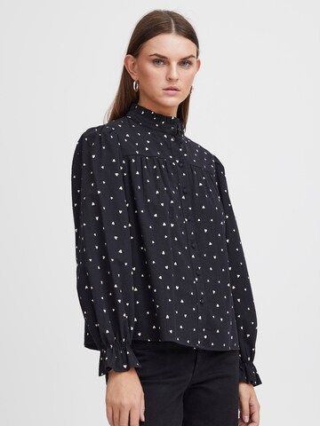 ICHI Bluse 'IH QWISSA' in Schwarz: Vorderseite