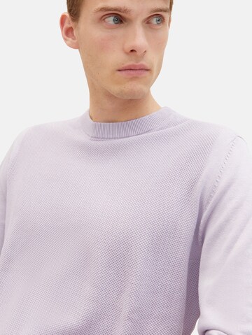 TOM TAILOR - Pullover em roxo