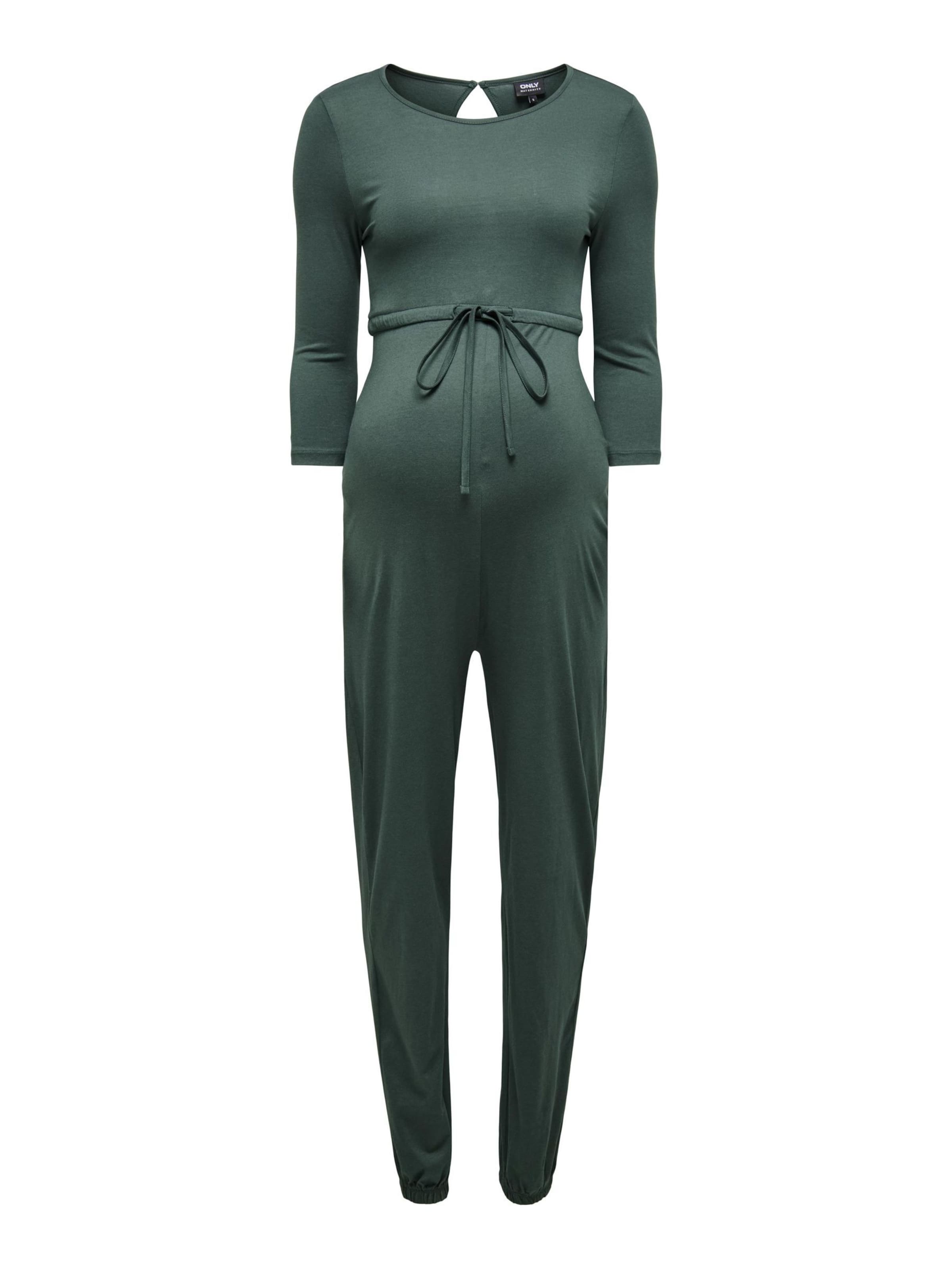 Tuta jumpsuit 'MIMA' di Only Maternity in verde: frontale