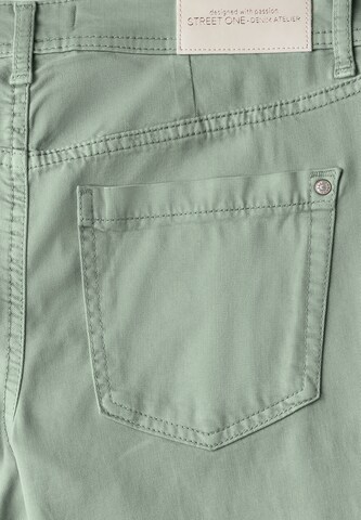 STREET ONE Wide leg Jeans in Green