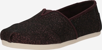 TOMS Loafer 'ALPARGATA' värissä musta: etupuoli